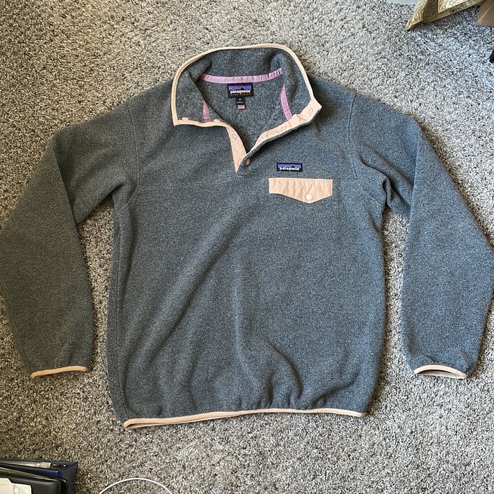 Patagonia fleece quarter button up